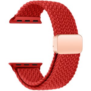 Tiera Apple Watch flätat textilarmband röd main product photo