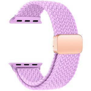 Tiera Apple Watch armband i flätad textil, lila main product photo