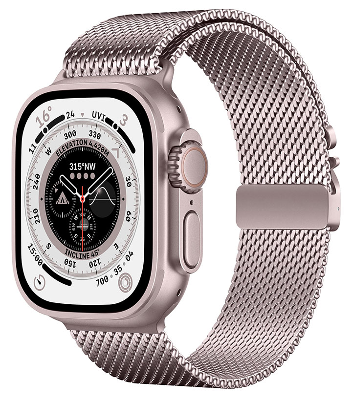Tiera Apple Watch Mesh-armband rosa 38/40/41mm