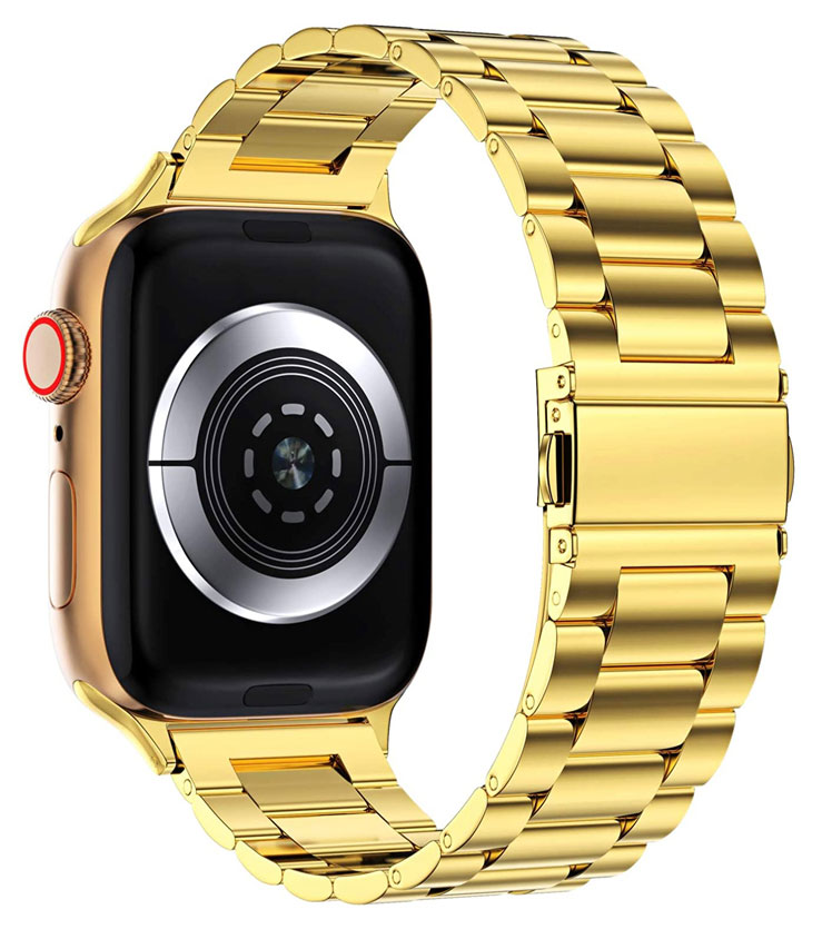 Tiera Apple Watch guldfärgat stålarmband 38/40/41mm