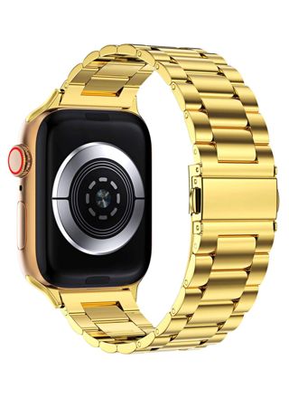 Tiera Apple Watch guldfärgat stålarmband 38/40/41mm