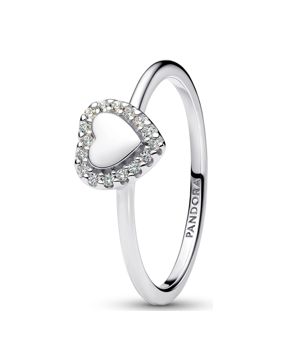 Pandora Timeless engravable heart ring 193801C01