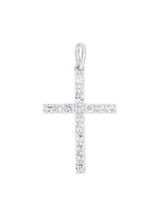 Lykka Crosses korshänge i vitguld 21 x 14 mm