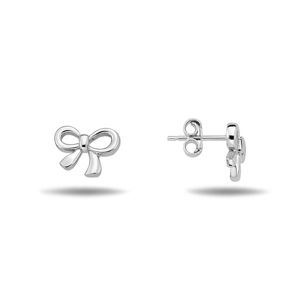 Lykka Symbols silverörhängen med rosett main product photo