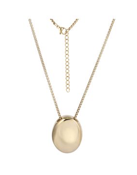 Lykken Trend oval stålhalsband