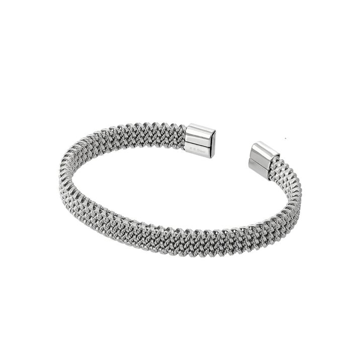 Lykka Strong mesh armband stål 8mm main product photo