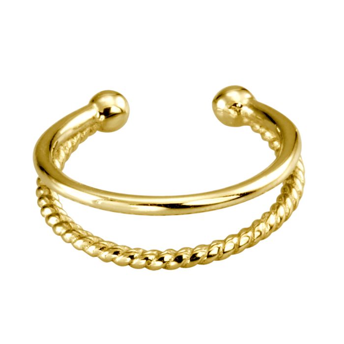 Lykka Strong earcuff örhängen goldplaterad stål main product photo