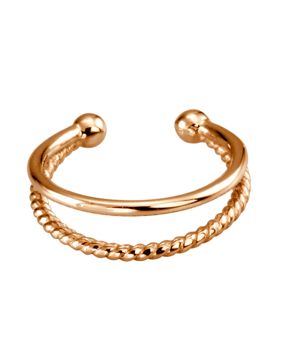 Lykken Trend ear cuff örhängen rättgoldplaterad stål