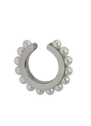 Lykka Strong stål earcuff örhängen pärla