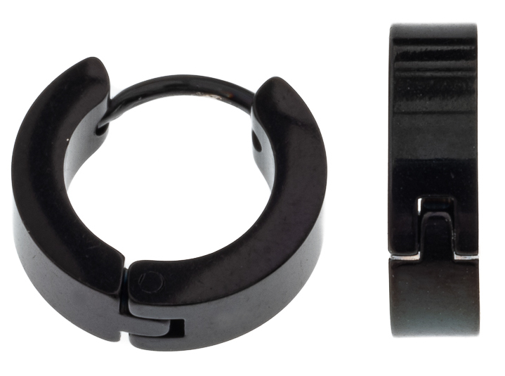 Silver Bar svart läkringar 4x12 mm stål 6980