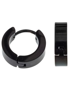 Silver Bar svart läkringar 4x12 mm stål 6980