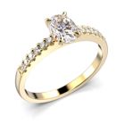 Festive Selena Side diamantring guld 0.62ct 14-703-062-KK-LABGVS1