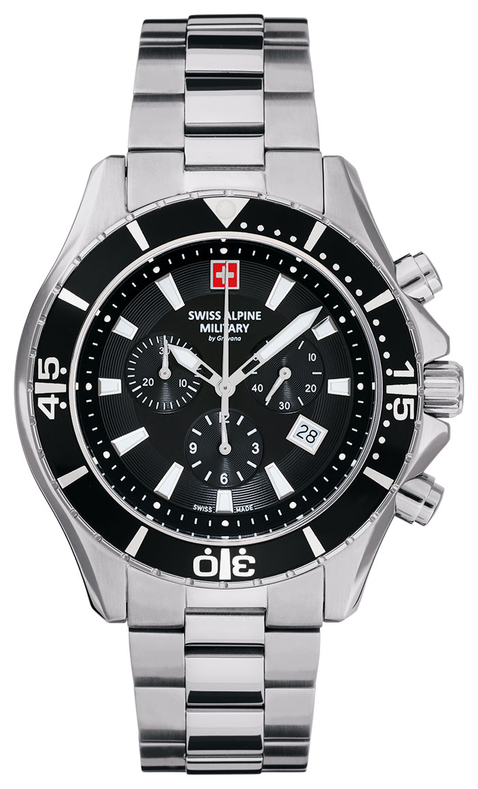 Swiss Alpine Military Nautilus Chrono 7040.9137