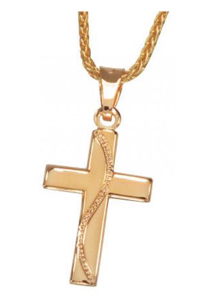 Saurum konfirmation kors, 14k guld 7040 00 000