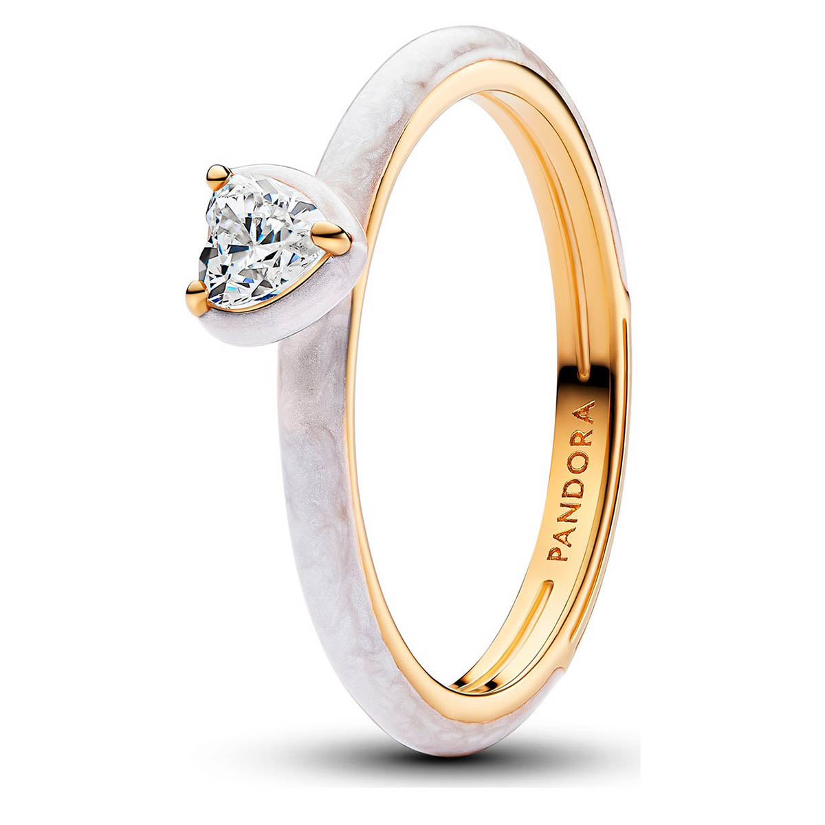 Pandora ME chakra ring vit emalj 163088C01