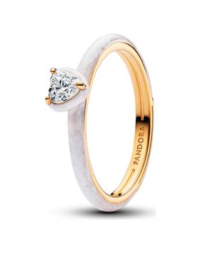 Pandora ME chakra ring vit emalj 163088C01