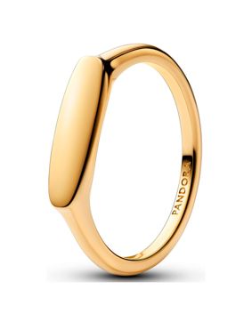 Pandora Moments graverbar ring guldpläterad 163986C00