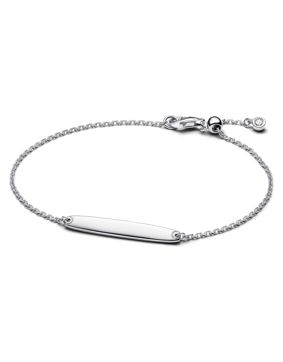 Pandora Moments armband graverbar silver 594010C01