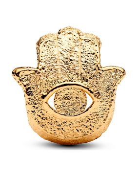 Pandora Moments mini Hamsa berlock guldpläterad 764042C00