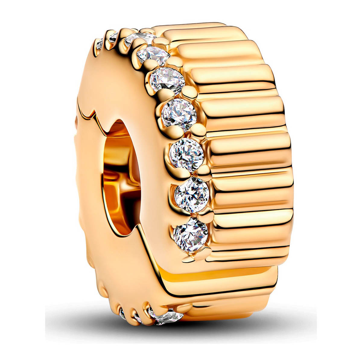 Pandora Moments clip berlock guldpläterad 764078C01