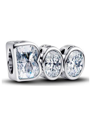 Pandora Moments självlysande berlock med texten BOO silver 794060C01