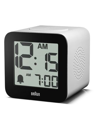 Braun BC25WP digital väckarklocka vit