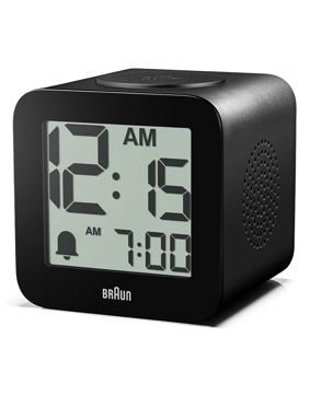 Braun BC25BP digital väckarklocka svart