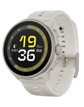 Suunto Run Frost Gray med silikonarmband