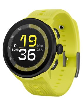 Suunto Run Lime med silikonarmband
