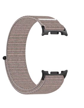 Tiera Samsung Galaxy Watch 8 nylonarmband pink sand