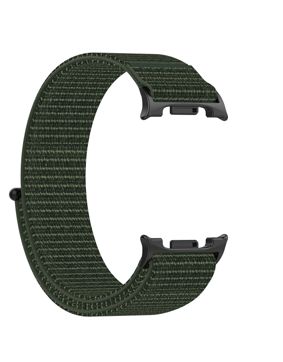 Tiera Samsung Galaxy Watch 8 nylonarmband dark green