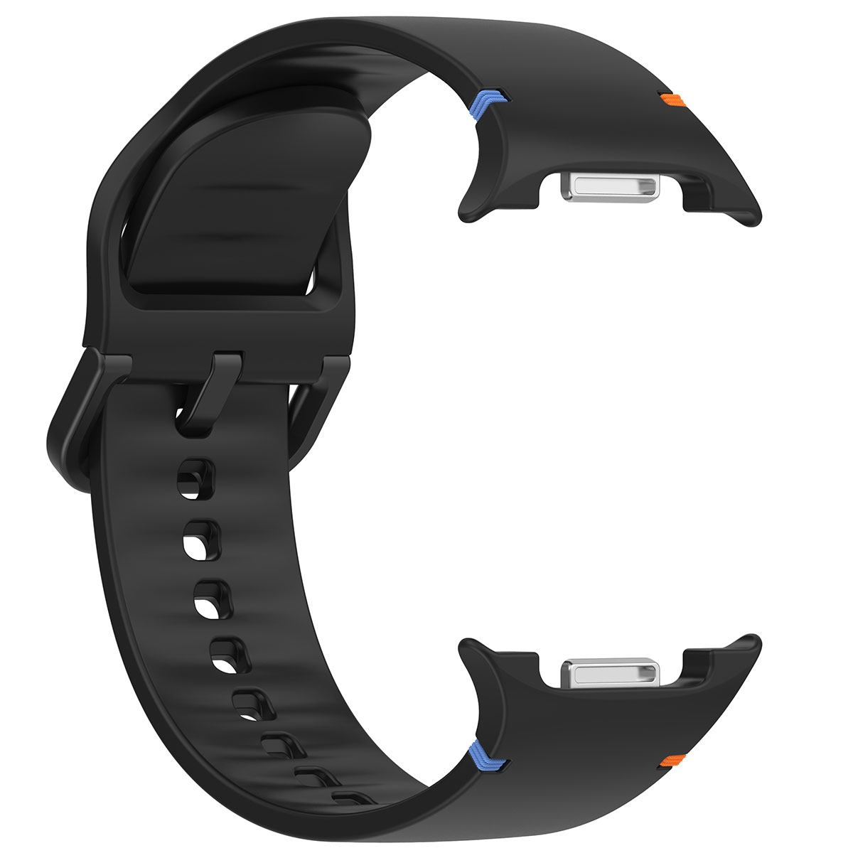 Tiera Samsung Galaxy Watch 8 silikonarmband svart