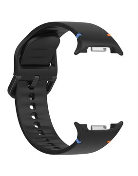 Tiera Samsung Galaxy Watch 8 silikonarmband svart