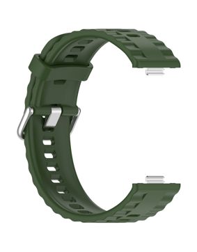 Tiera Huawei Watch Fit 4 silikonarmband grön