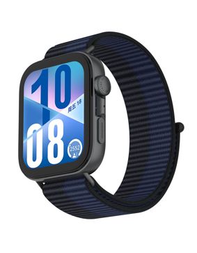 Tiera Huawei Watch Fit 4 nylonarmband blå