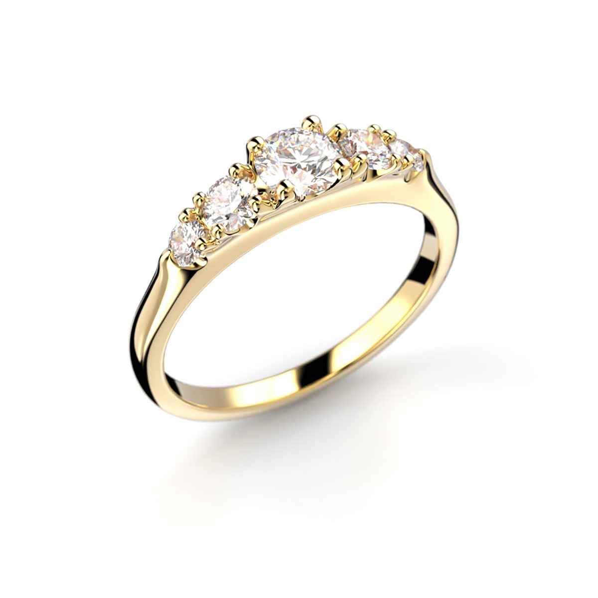Festive Megan diamantring diamantring guld 0.60ct 714-060-KK