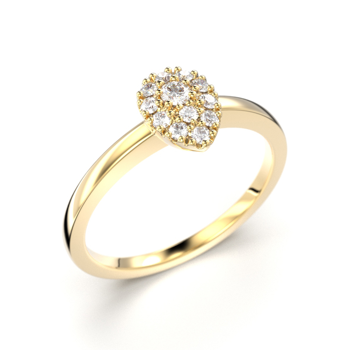 Festive Thelma 111-100-kkvk rivitimanttisormus