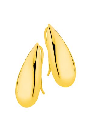 Lykka Casuals förgyllda silverörhängen droppe