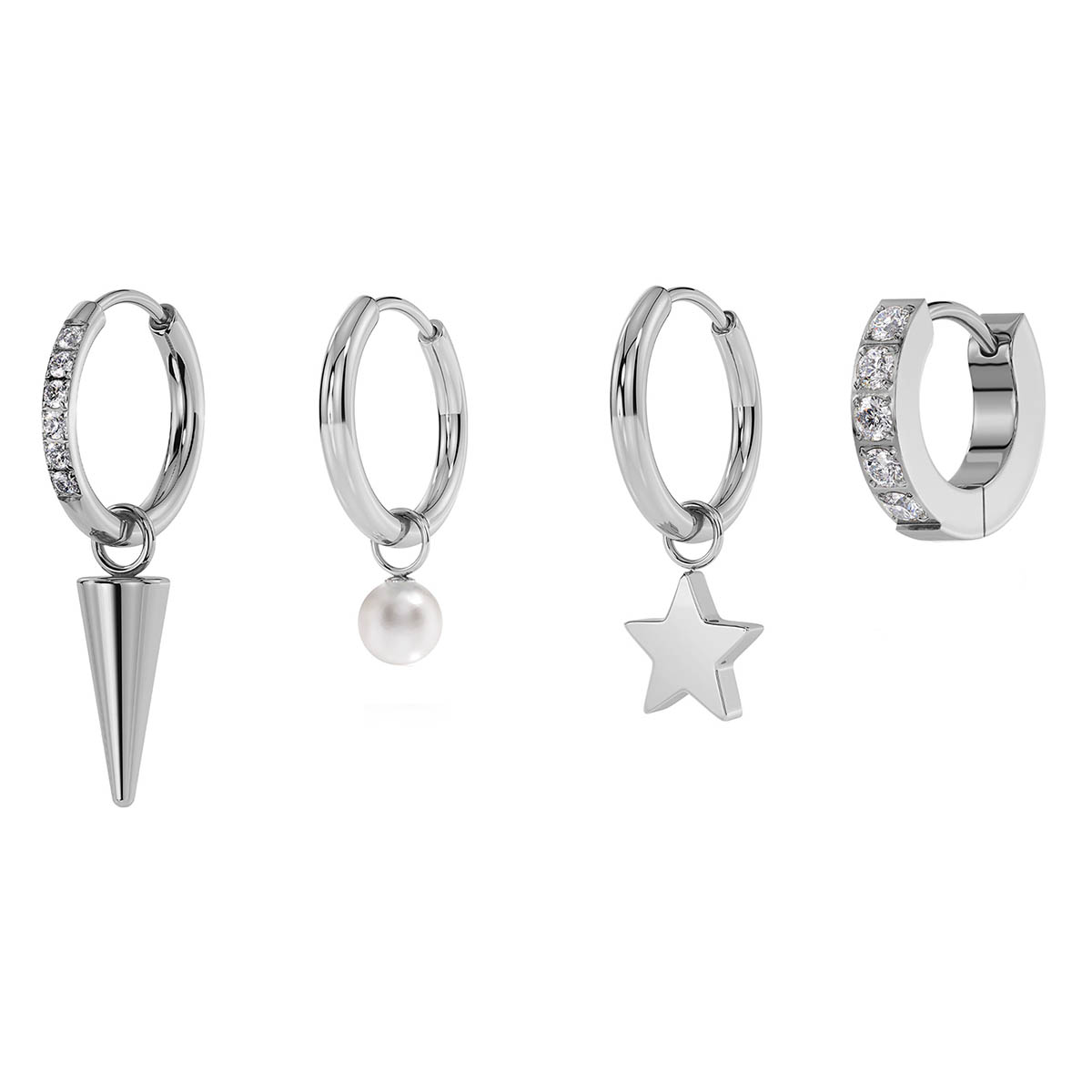 Edblad Peak örhängeset stål 130612