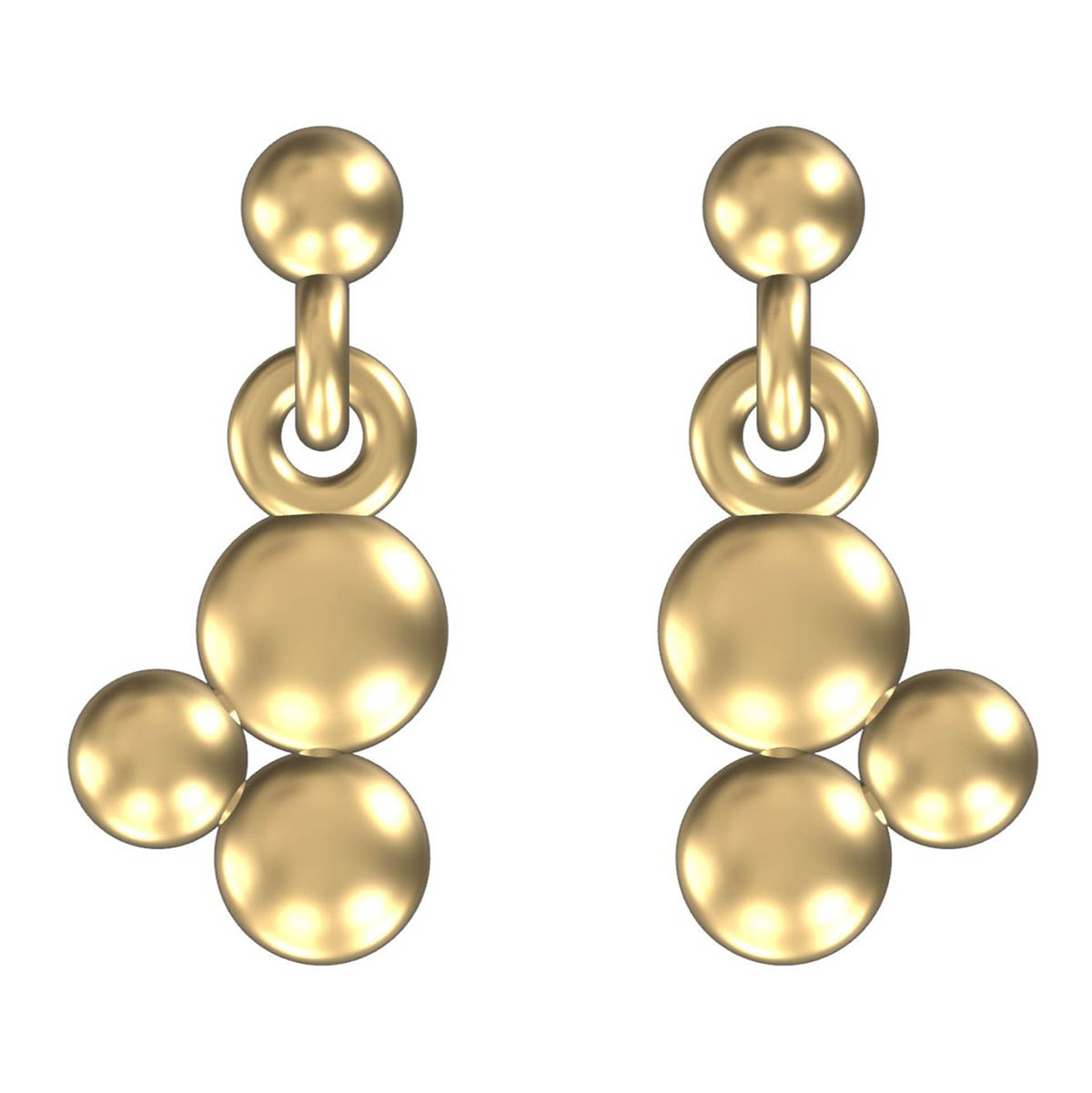 Ritva-Liisa Pohjalainen Ystävät guld örhängen 53 241 00 000