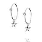 Efva Attling Micro Catch A Falling Star Hoops 12-100-02260-0000