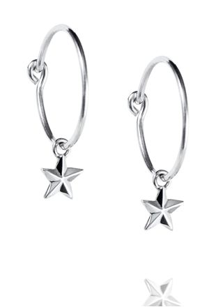 Efva Attling Micro Catch A Falling Star Hoops 12-100-02260-0000