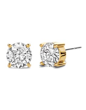 TI SENTO enstens guldpläterade örhängen 6 mm 7319ZY