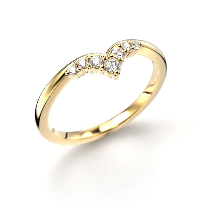 Festive Lilja Side 0.11 ct diamantring 14-732-011-KK-HSI1