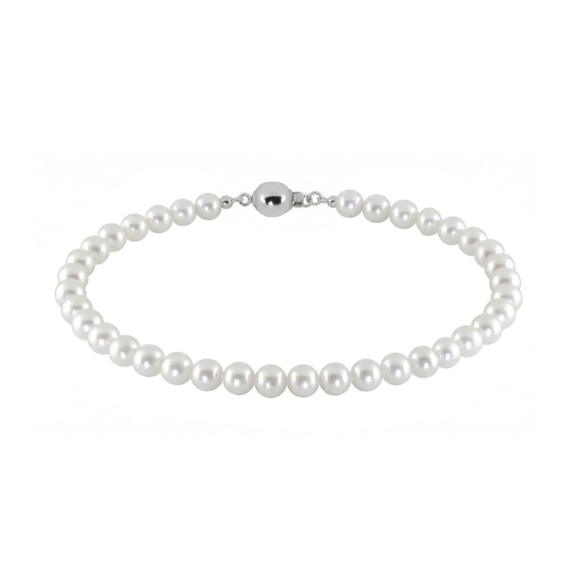 Lykken Pearls sötvattenspärlarmband 4-5mm