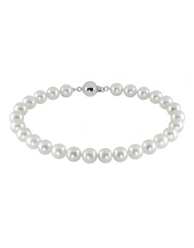 Lykken Pearls sötvattenspärlarmband 5-6mm