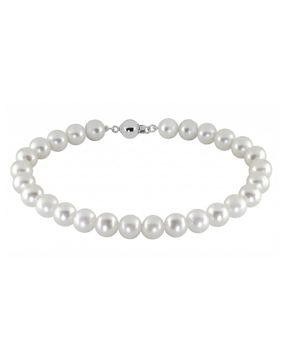 Lykken Pearls sötvattenspärlarmband 7-8mm