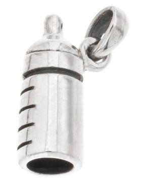 Silver Bar nappflaska hängsmycke 16 mm 7466