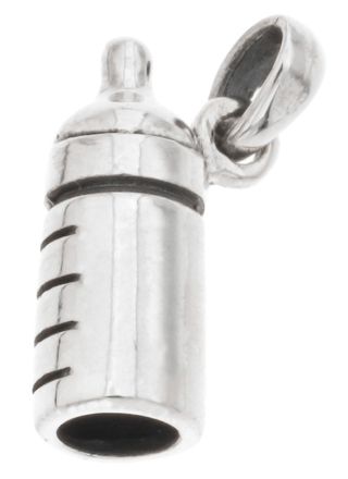 Silver Bar nappflaska hängsmycke 16 mm 7466