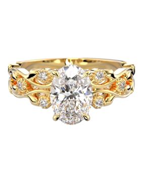 Festive Feeniks Twin Oval 1.06ct diamantring 752-106-KK